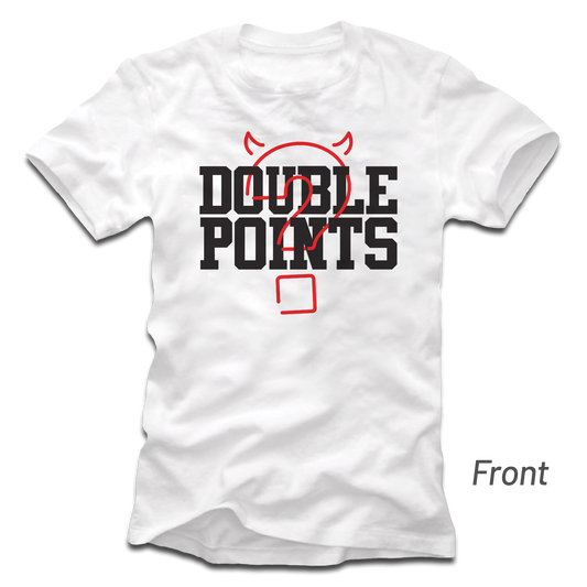 Double Points Tee - White