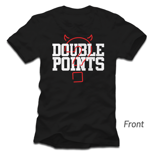 Double Points Tee - Black