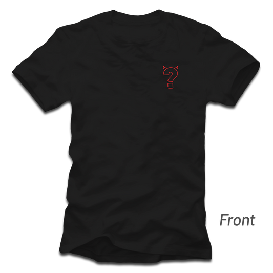 Question Mark Tee - Black