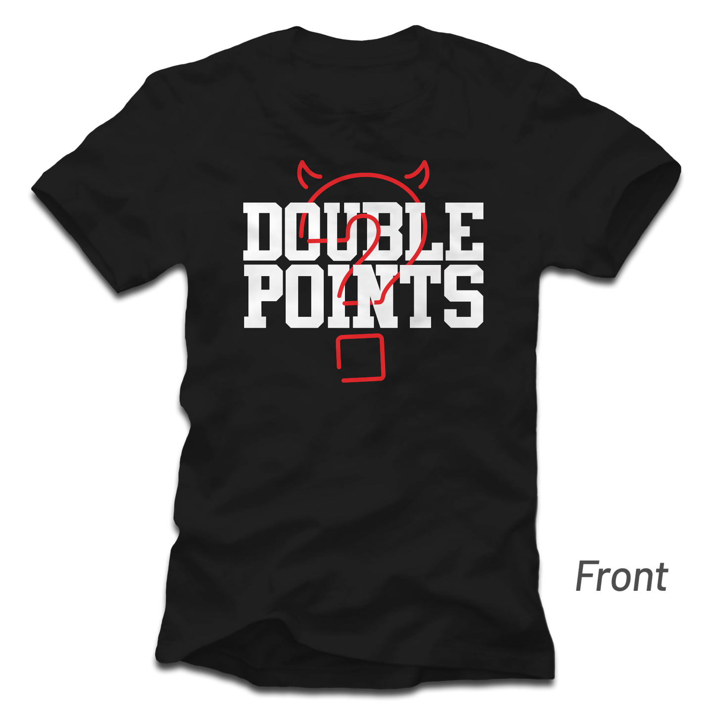 Double Points Tee - Black